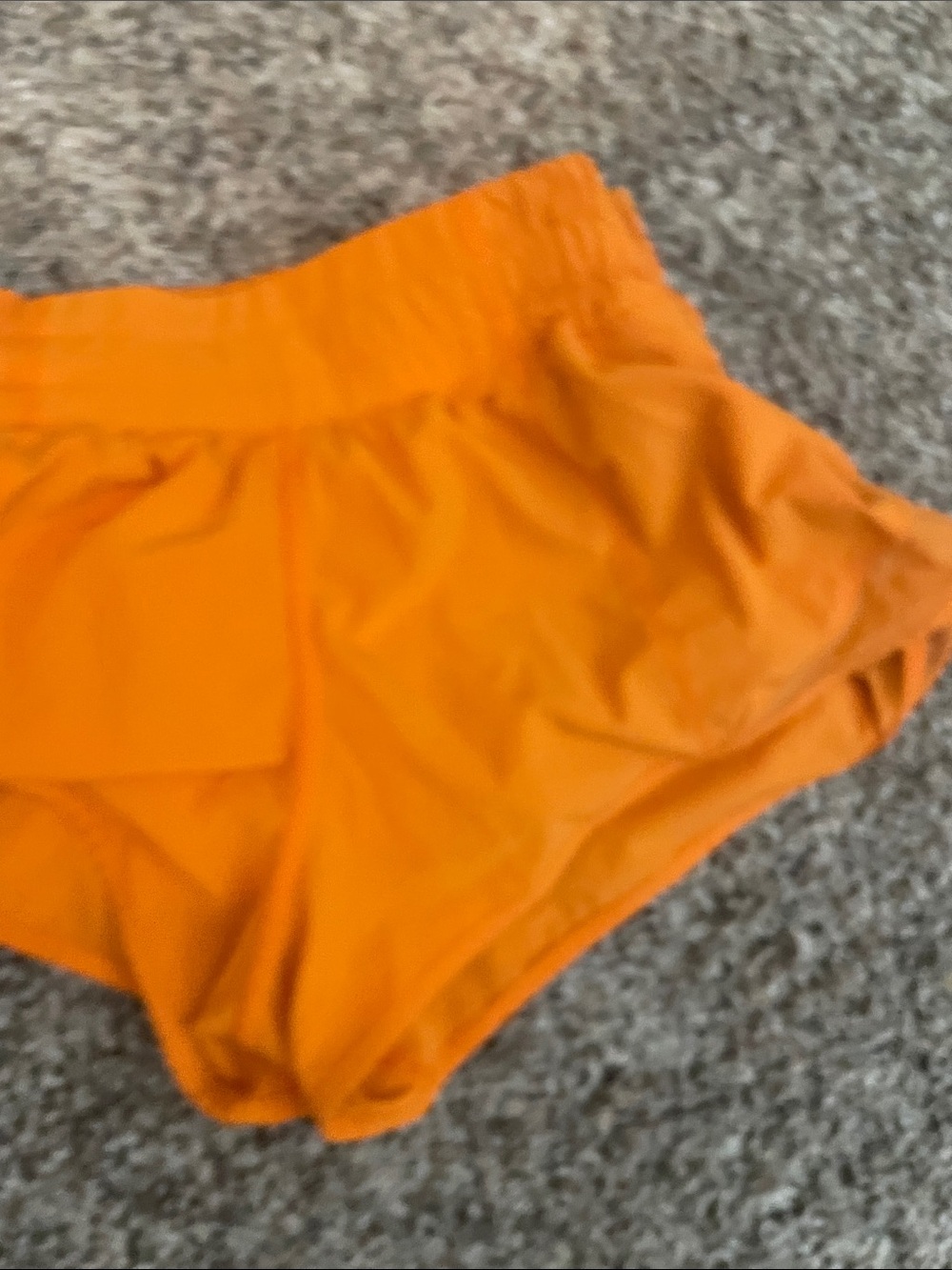 lululemon athletica Bright Orange Performance Shorts